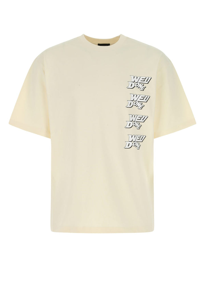 Ivory cotton oversize t-shirt