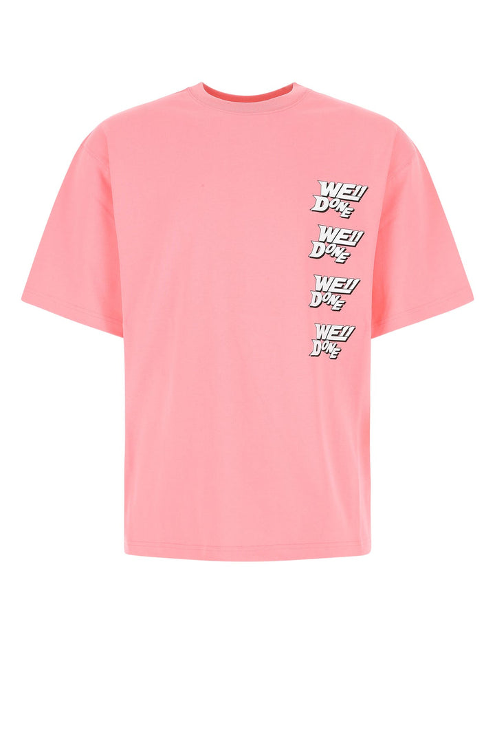 Pink cotton oversize t-shirt