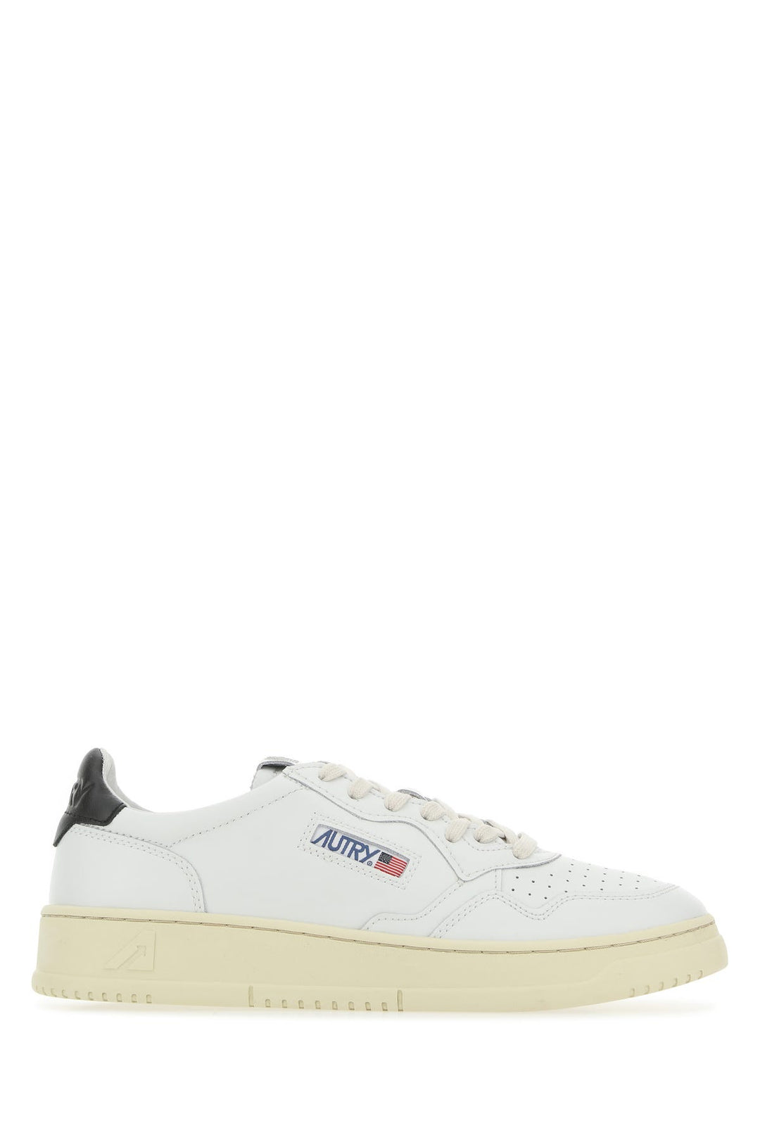 White leather Medalist sneakers