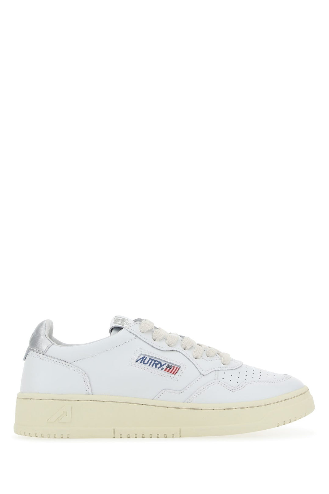 White leather Medalist sneakers