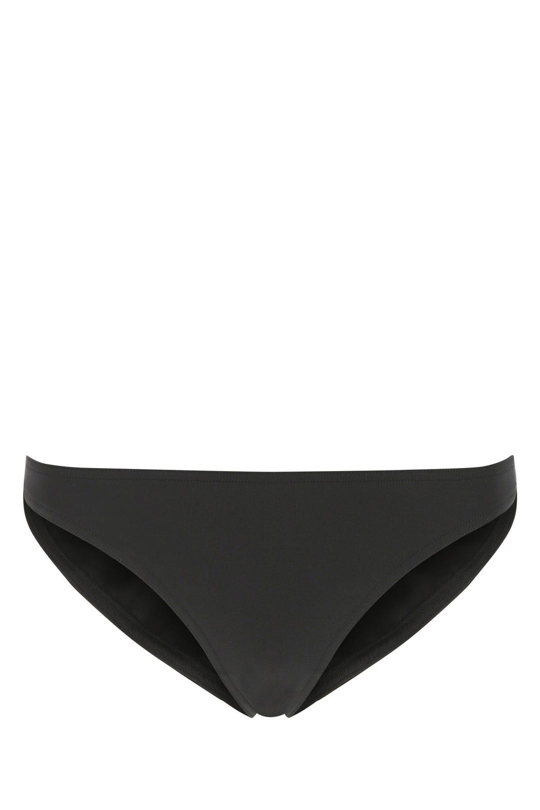 Black stretch nylon bikini bottom