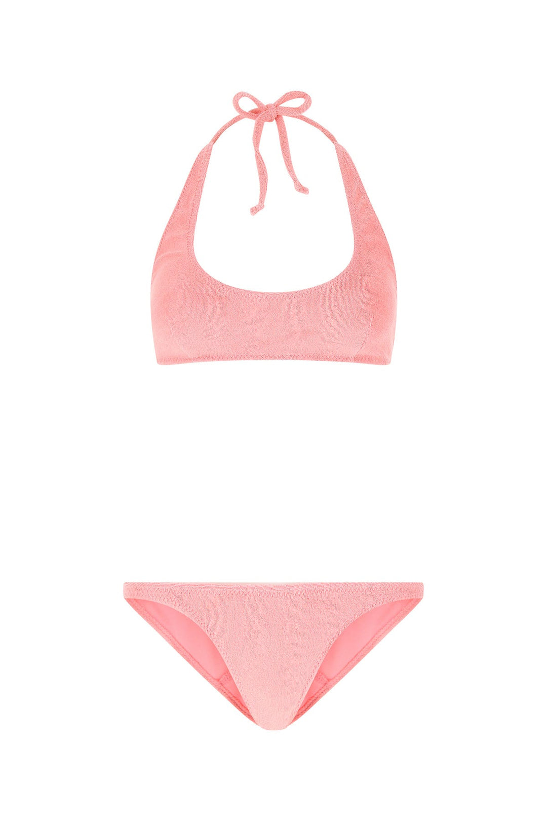 Pink stretch terry amber bikini