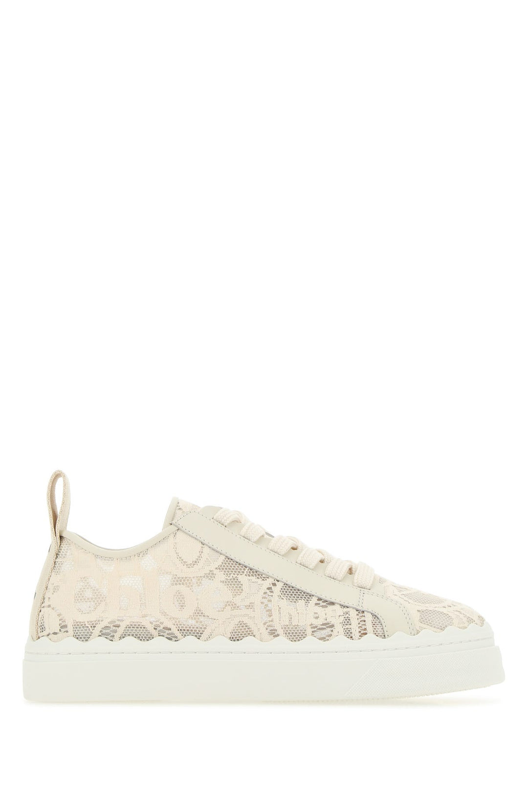 Ivory lace Lauren sneakers