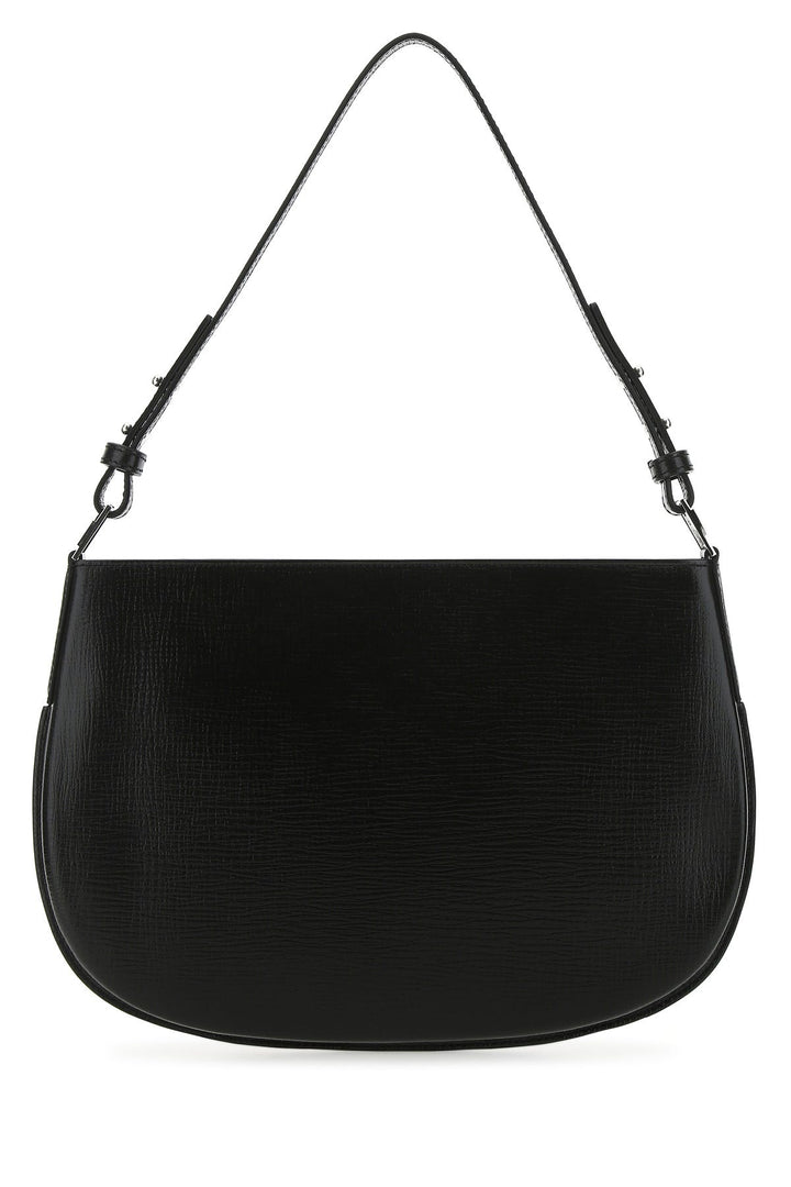 Black leather Issa handbag