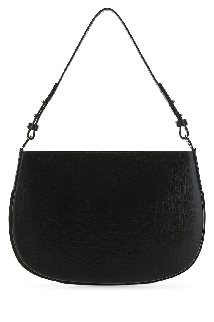 Black leather Issa handbag