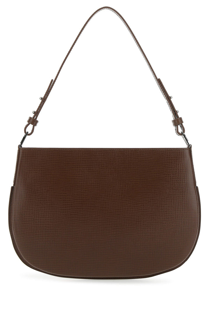 Brown leather Issa shoulder bag