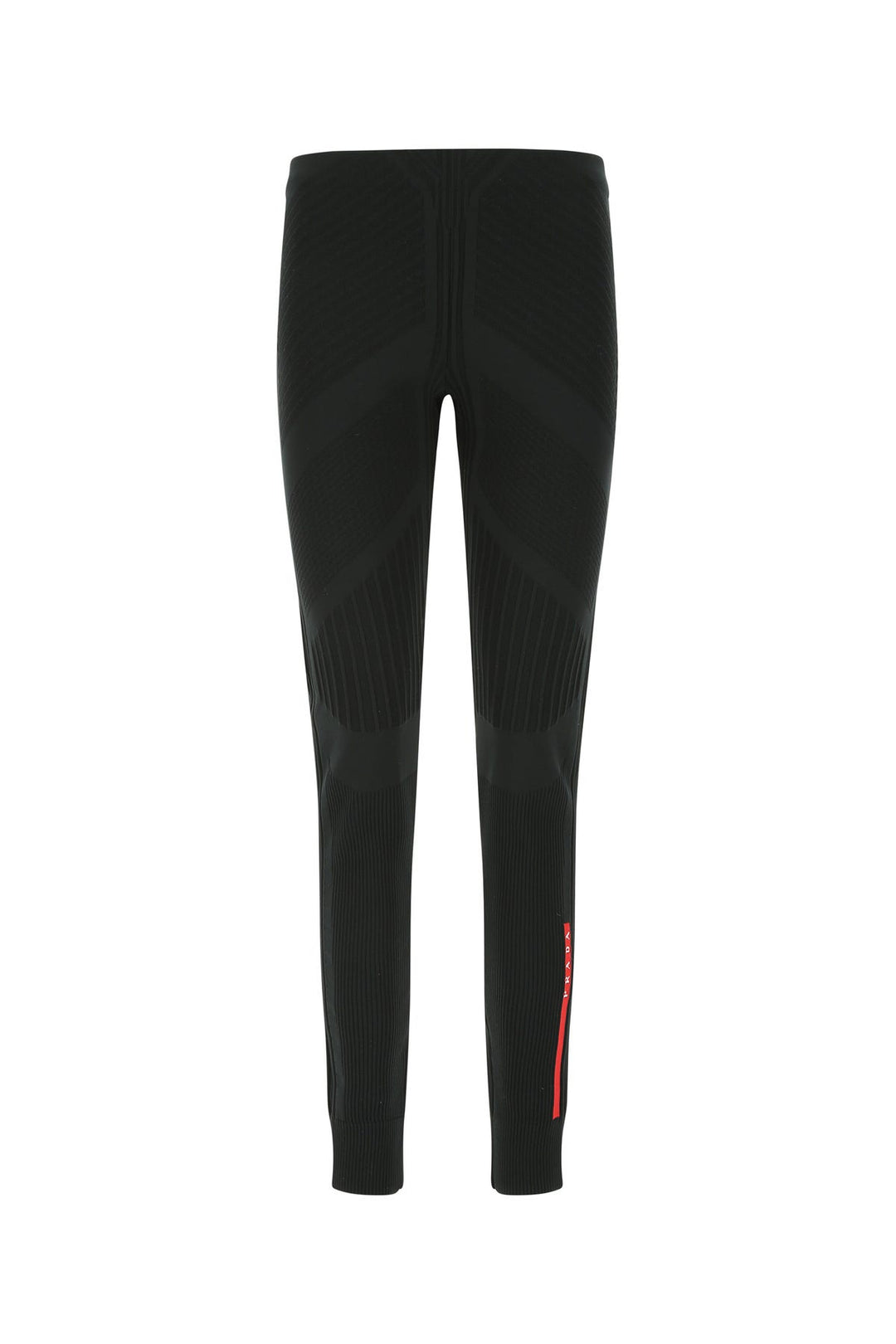 Black stretch polyester blend leggings