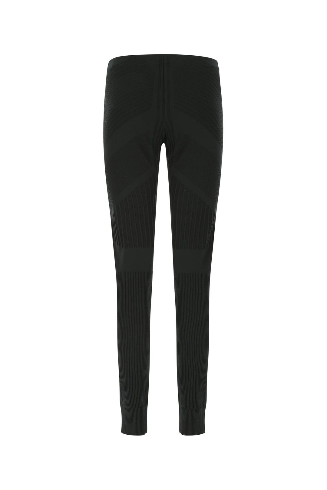 Black stretch polyester blend leggings