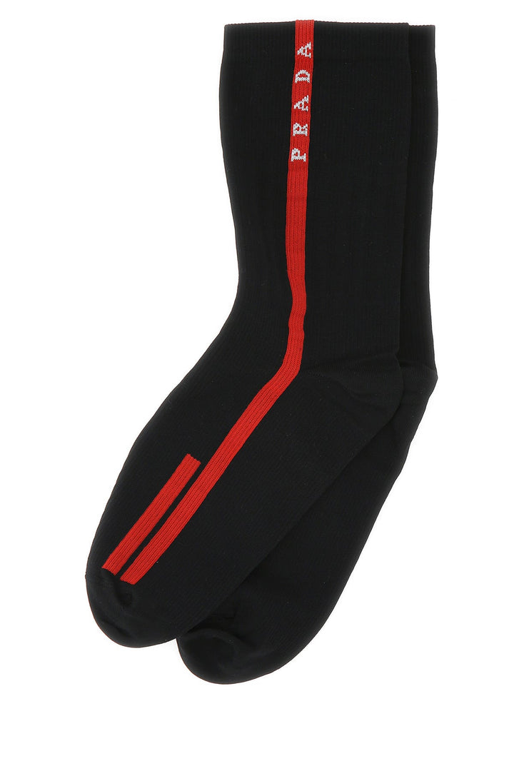 Black polyester socks