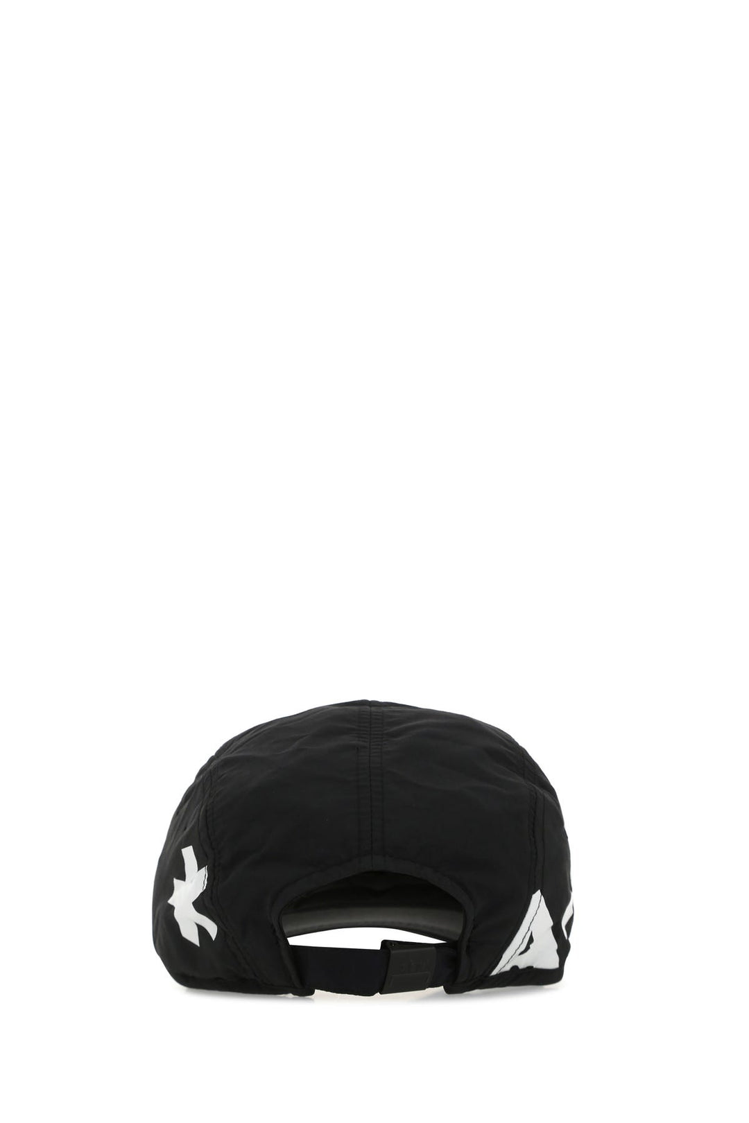 Black nylon baseball cap