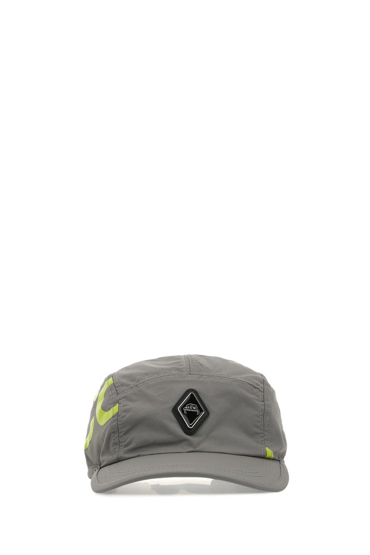 Dark grey nylon baseball cap