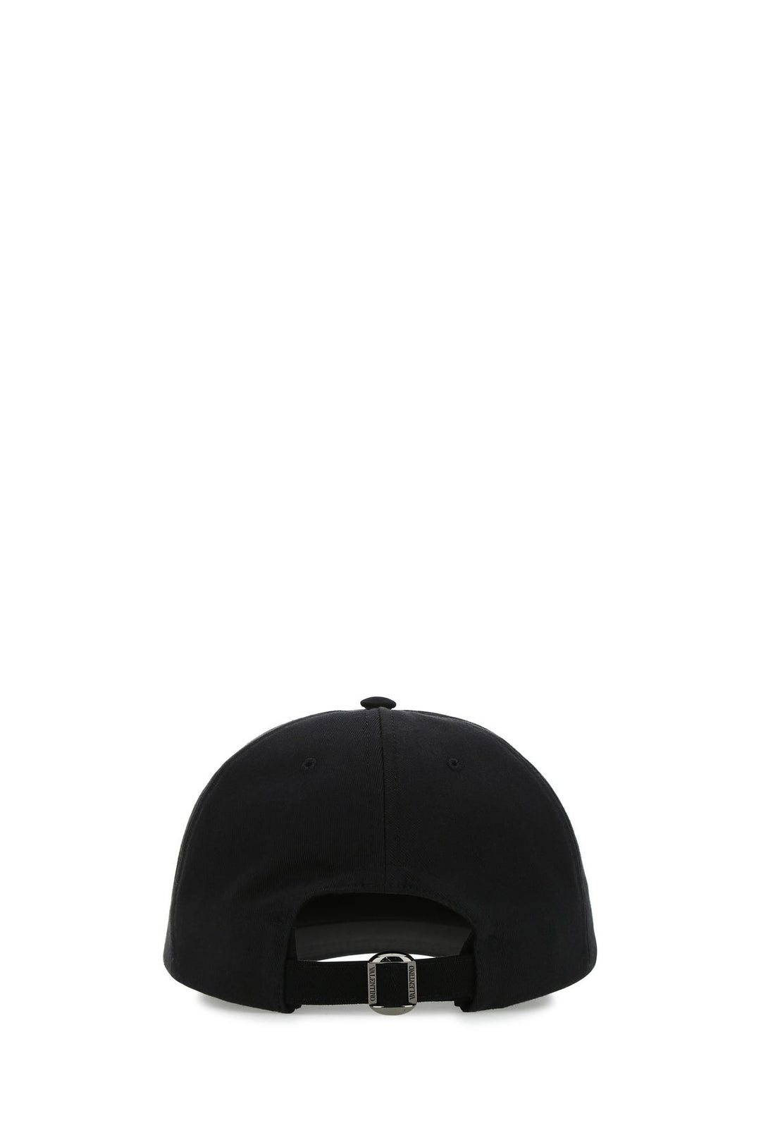 Black cotton baseball cap