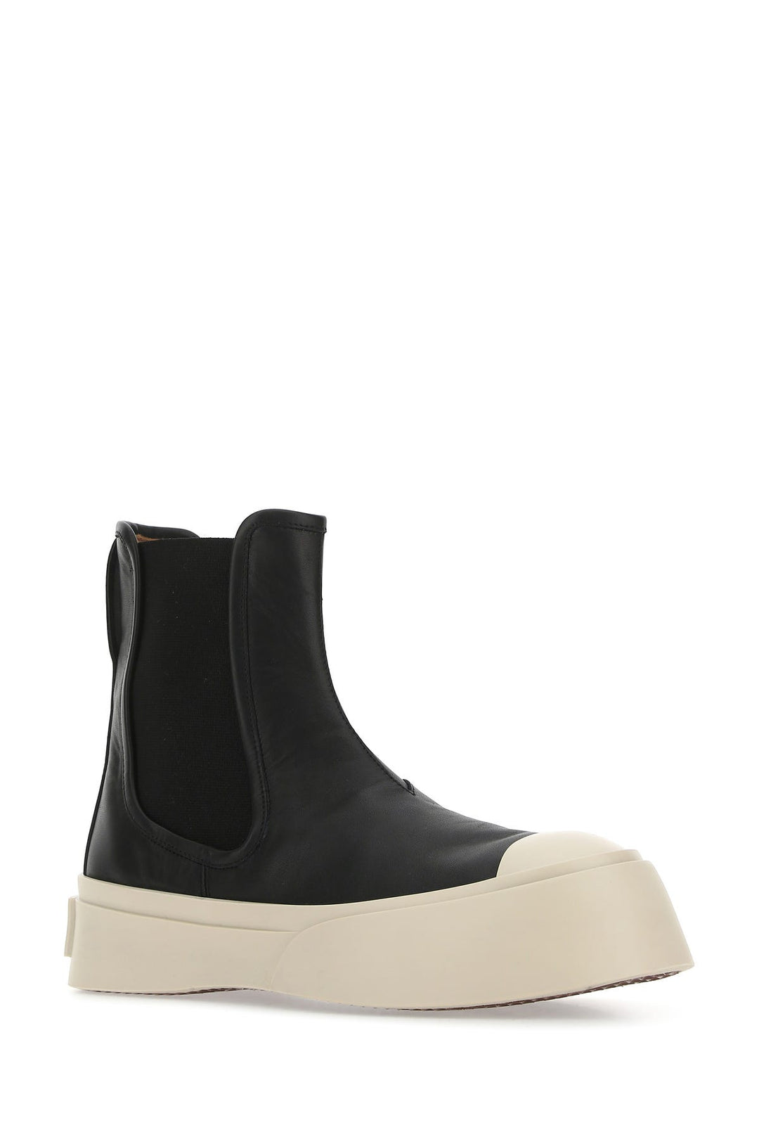 Black nappa leather Pablo ankle boots