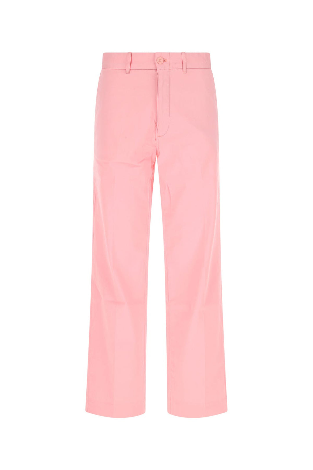 Pink stretch cotton pant