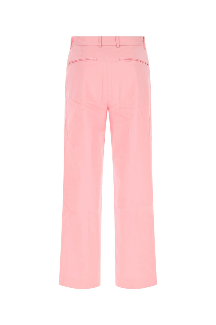 Pink stretch cotton pant