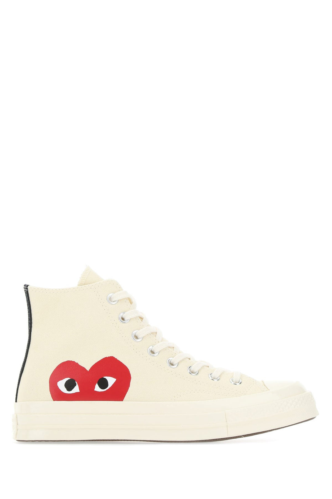 Ivory canvas sneakers