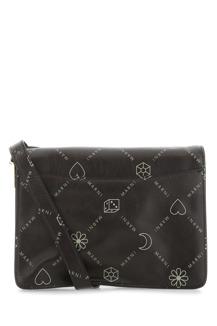 Printed leather medium Trunk Soft crossbody bag