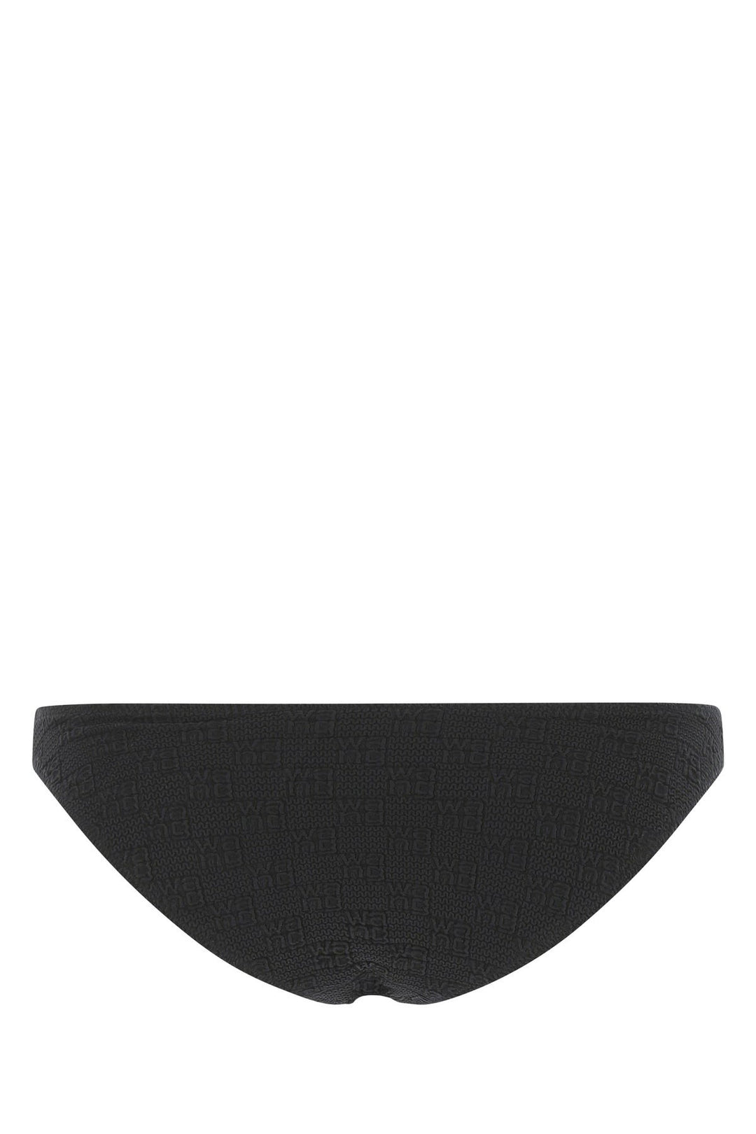 Black stretch nylon bikini bottom