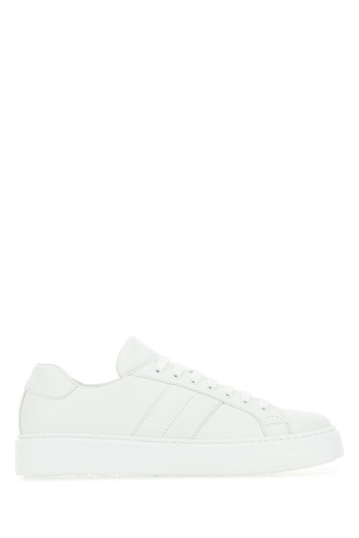 White leather Mach 3 sneakers