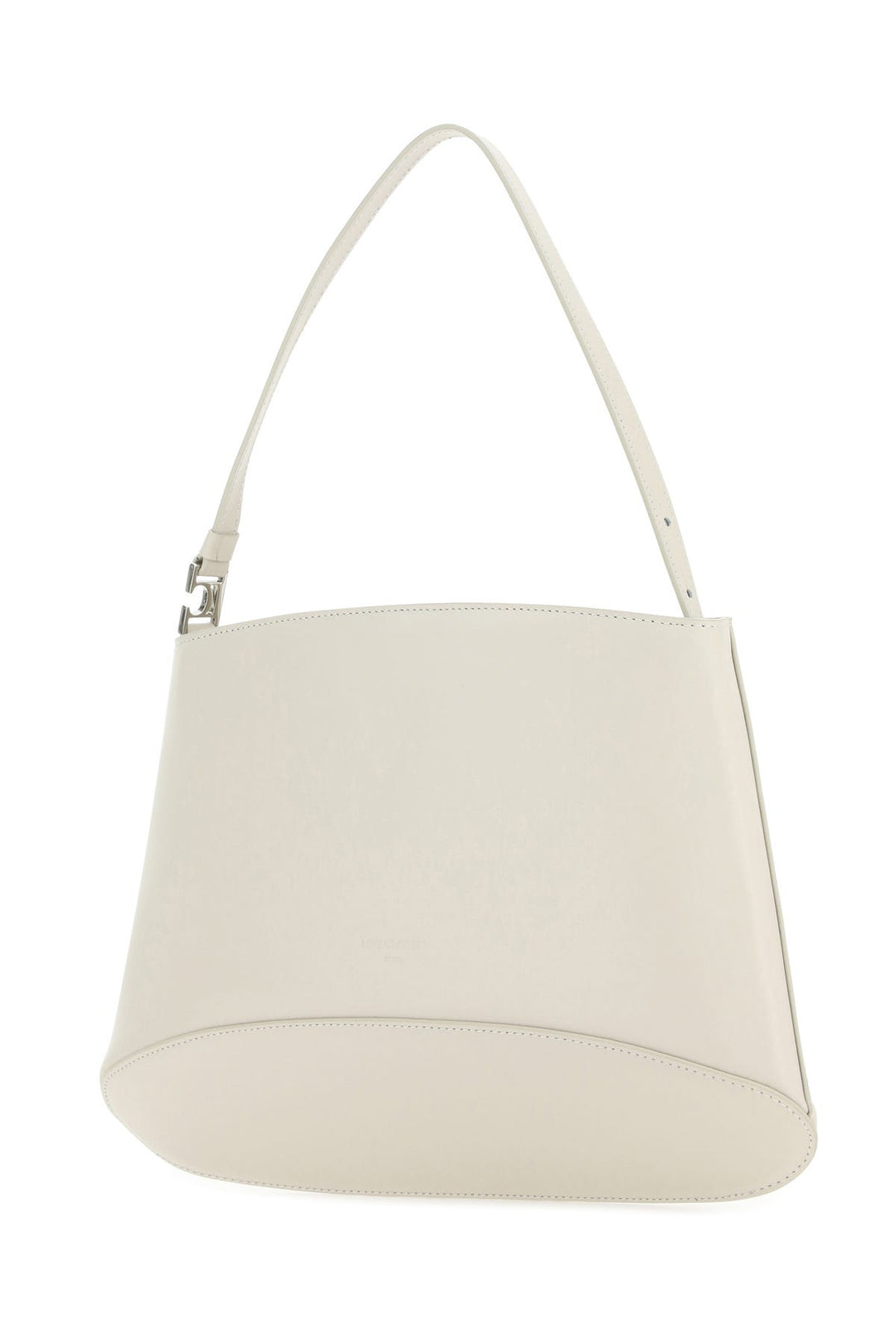 Ivory leather handbag