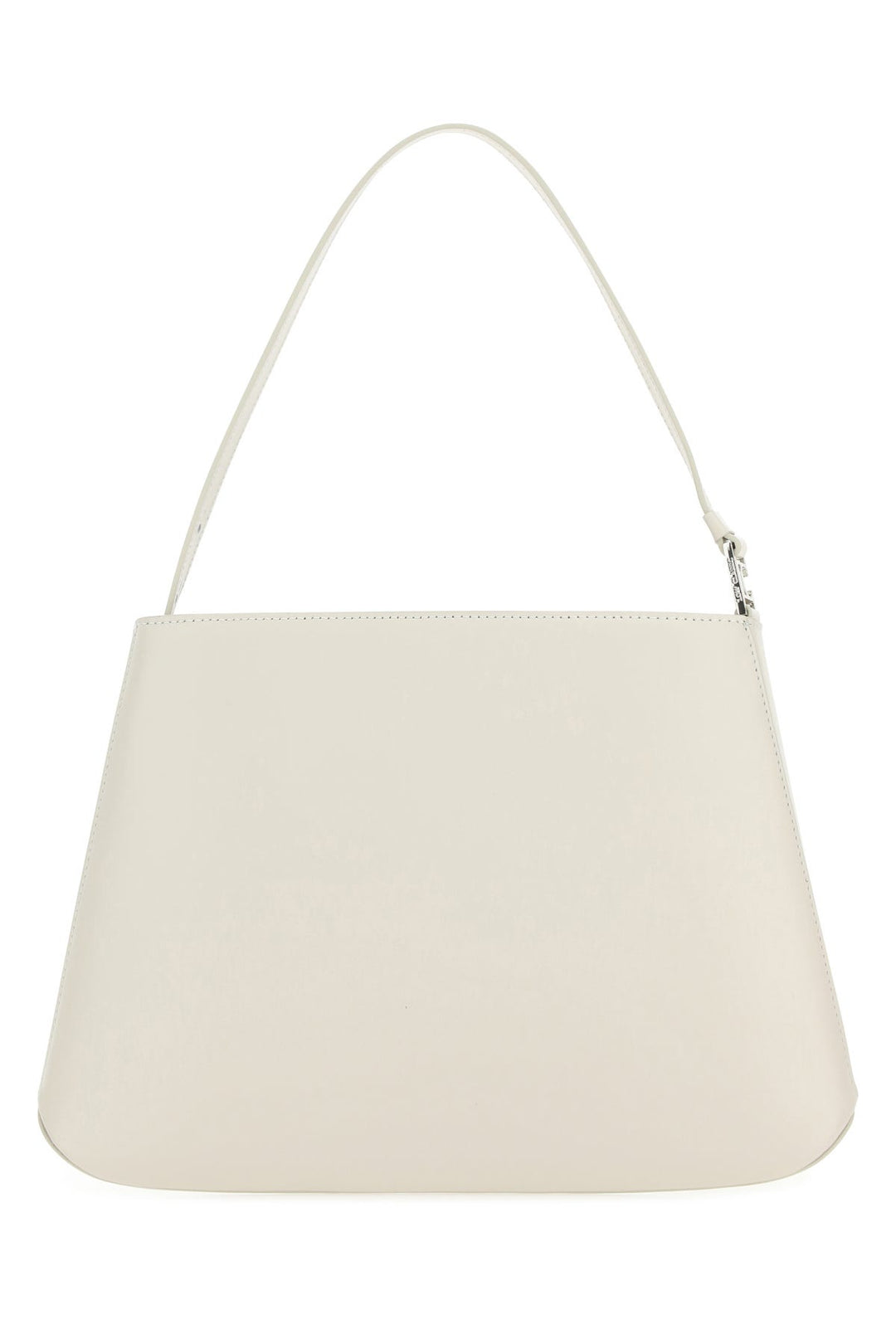 Ivory leather handbag