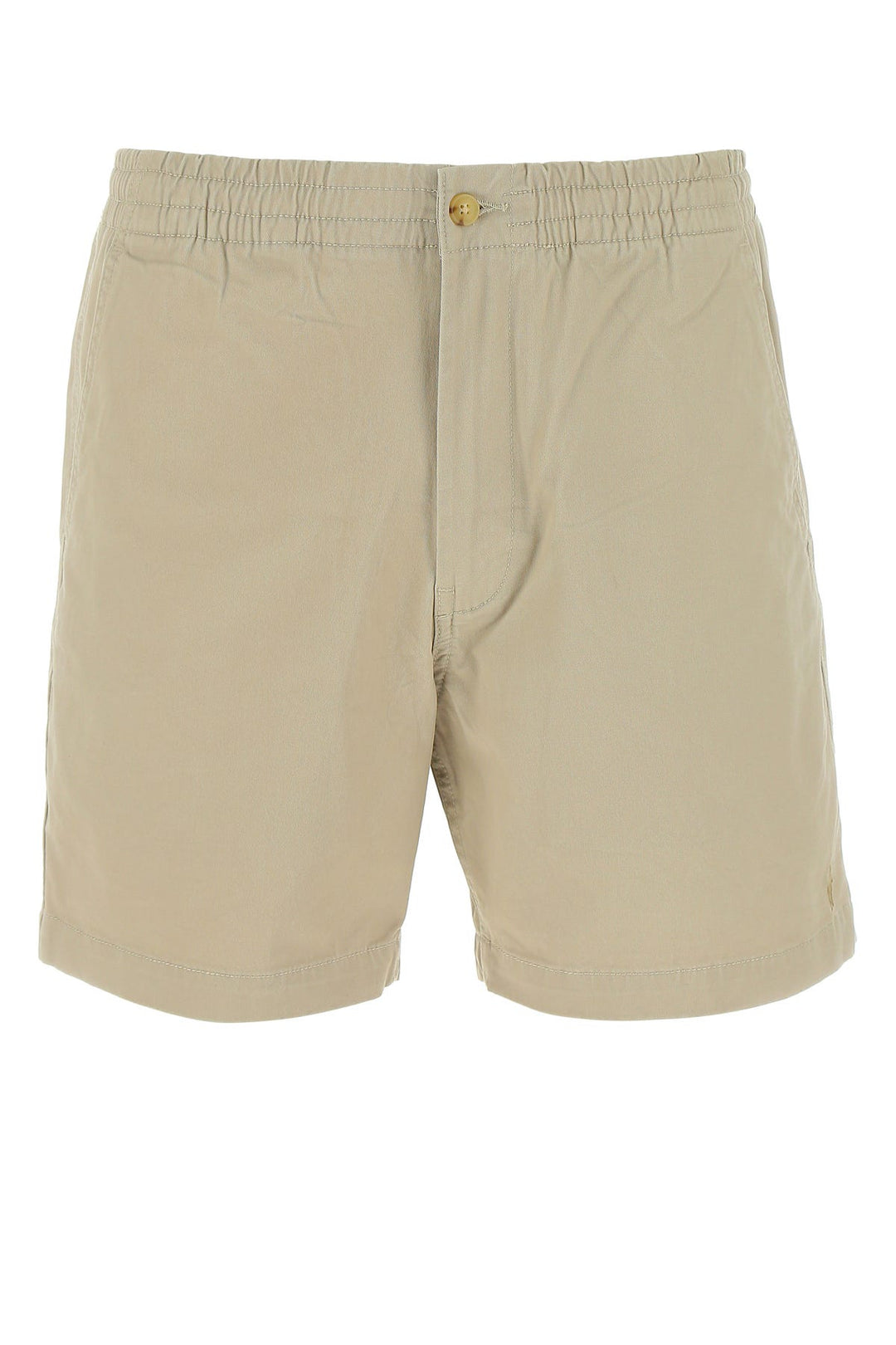 Dove-grey stretch cotton bermuda shorts