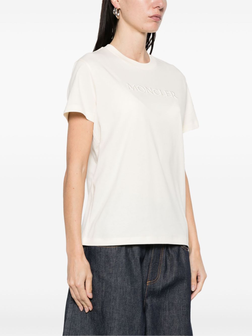 Moncler T-shirts and Polos - WHITE | 1fa45a7e2449f013e30cfa153001c61364f65d78