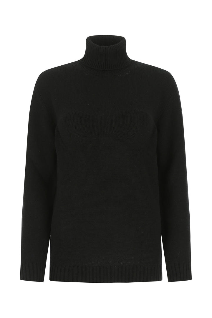 Black cashmere sweater