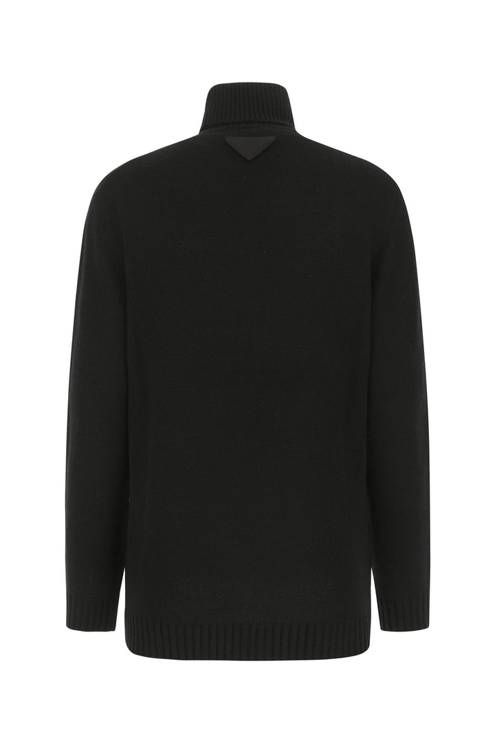 Black cashmere sweater