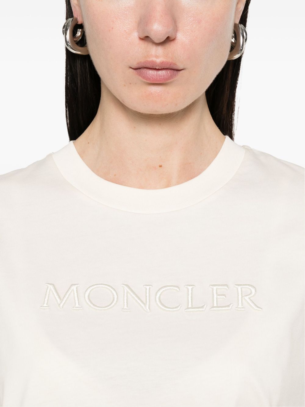 Moncler T-shirts and Polos - WHITE | df74b6ab8a9f5aa7aac5fad9508b0e7e04ad9daa