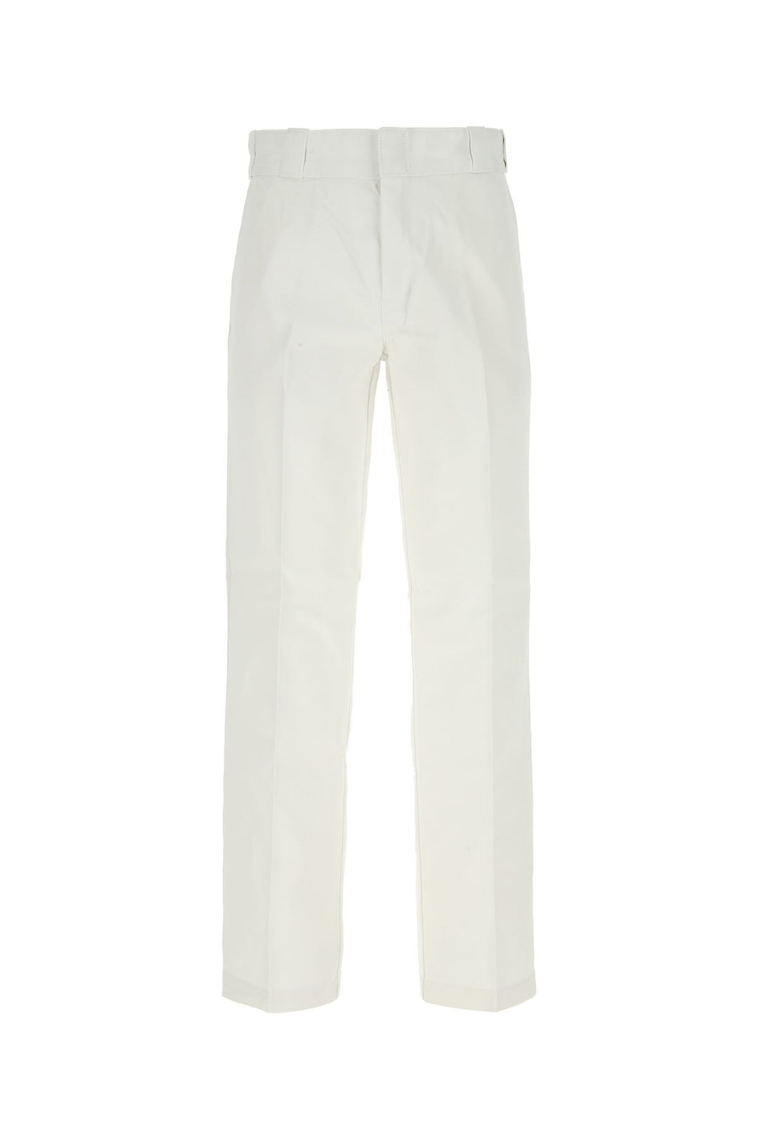 White polyester blend pant