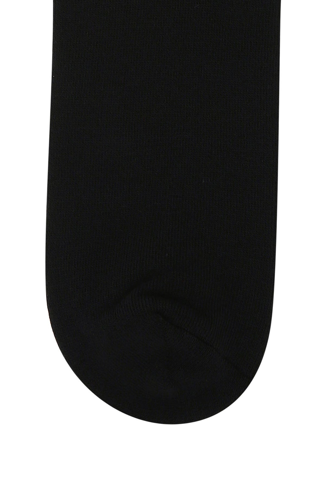 Black stretch cotton blend socks