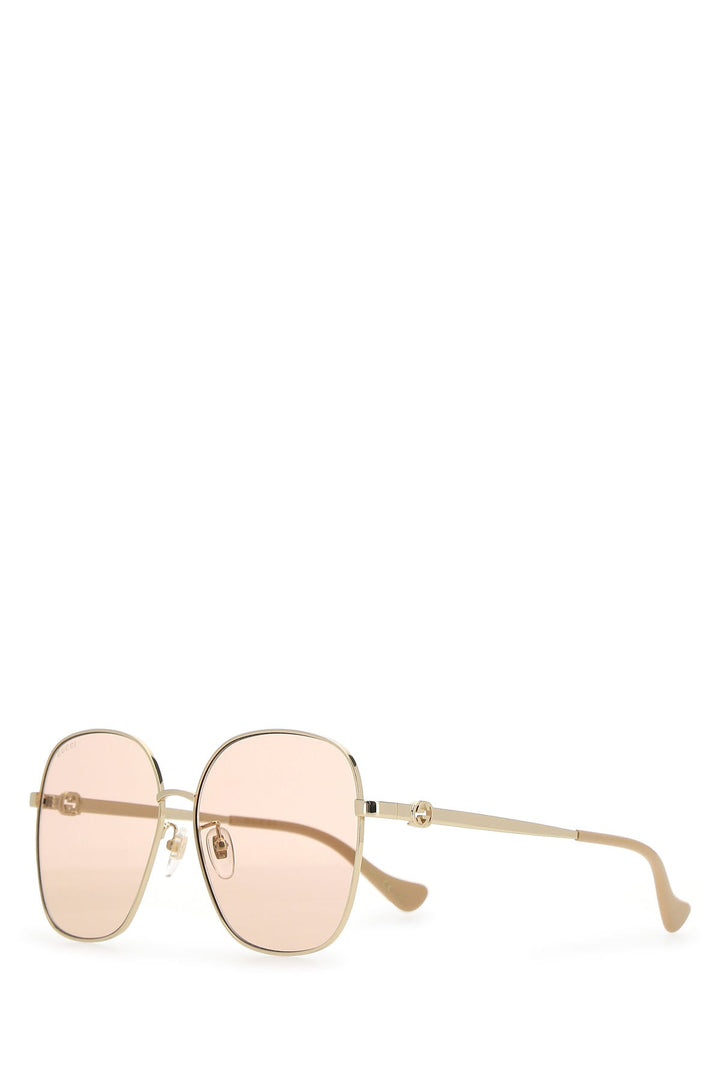 Gold metal sunglasses