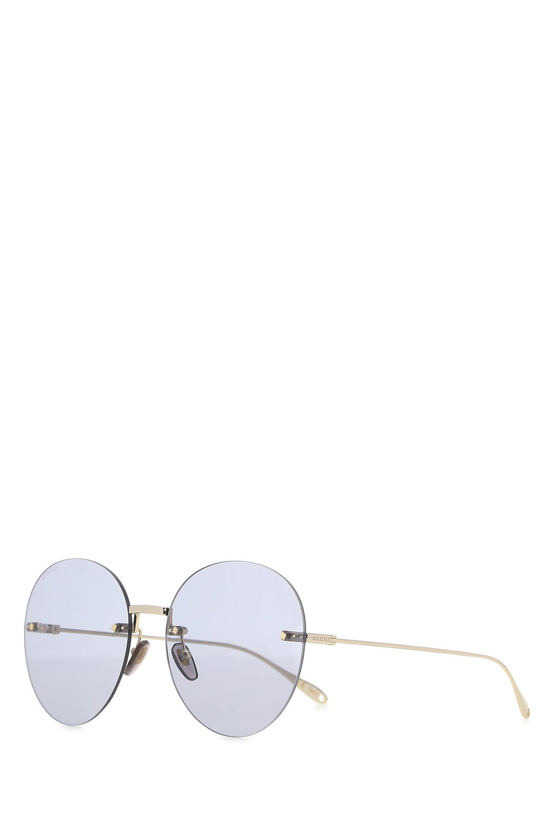 Gold metal sunglasses