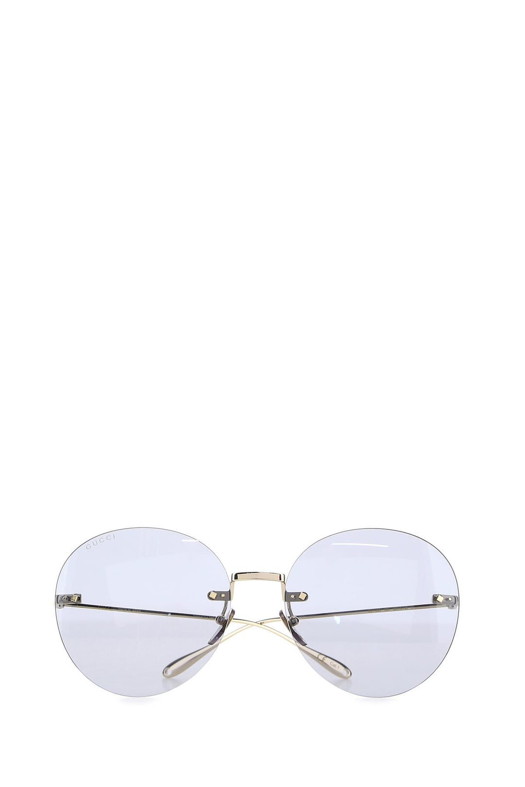 Gold metal sunglasses