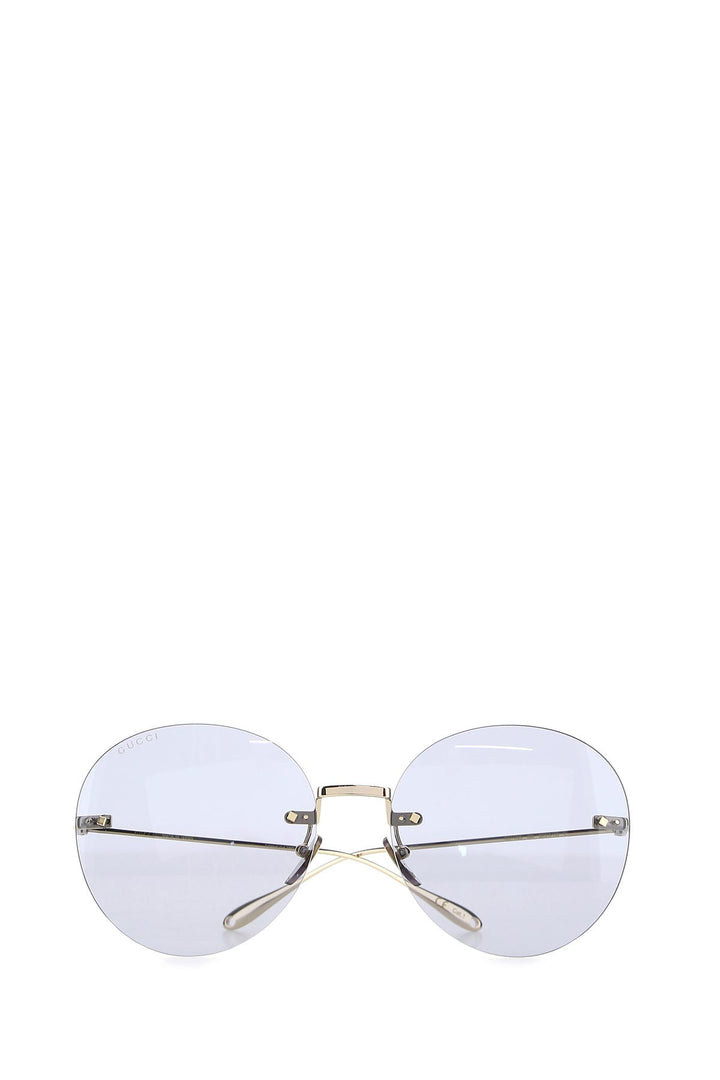 Gold metal sunglasses