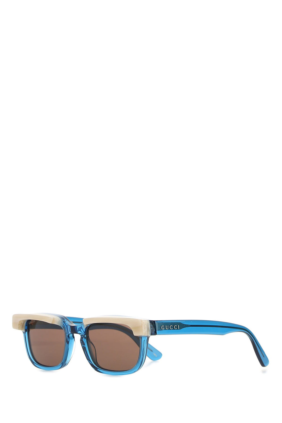 Light blue acetate sunglasses