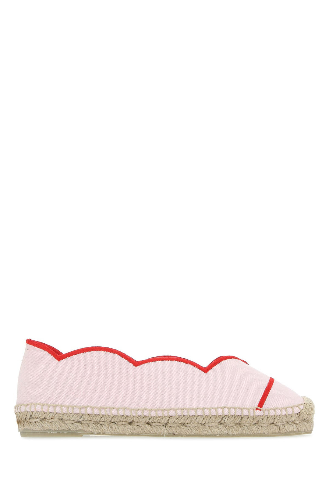 Pink canvas espadrilles