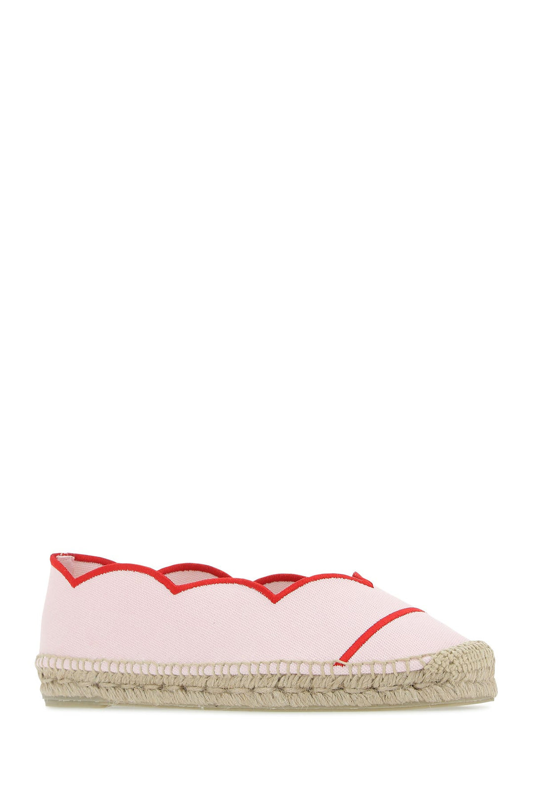 Pink canvas espadrilles