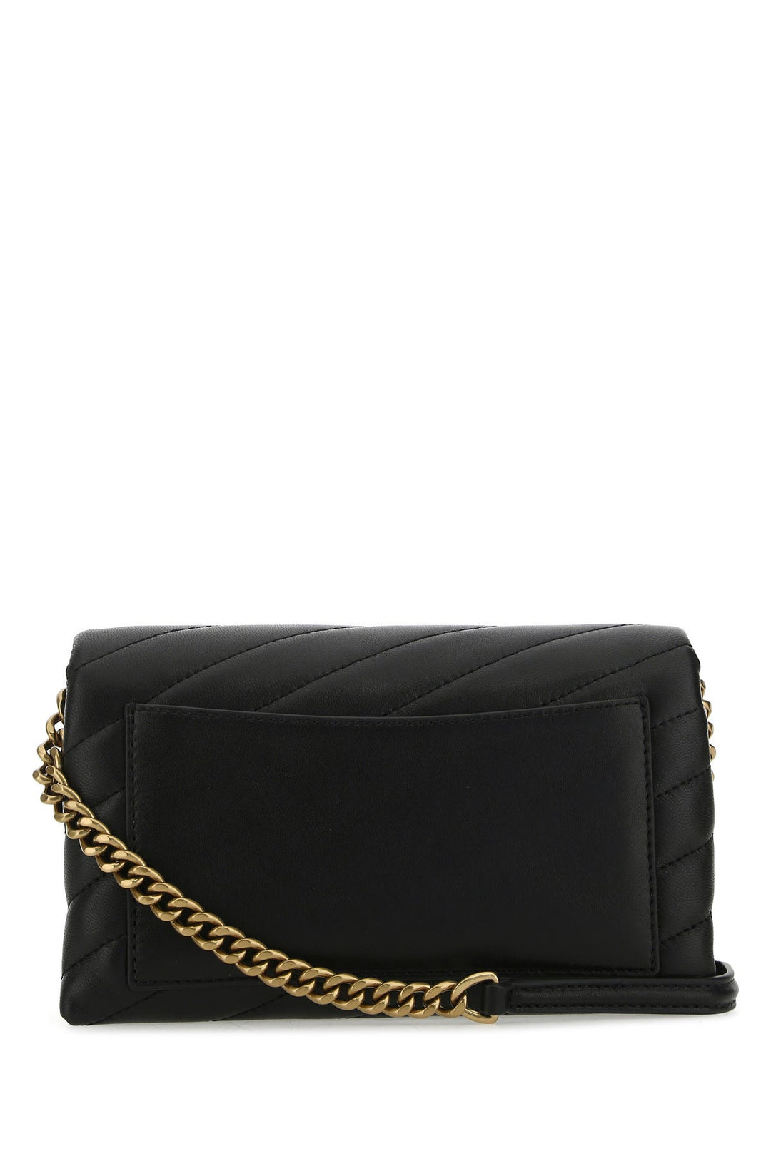 Black leather Kira crossbody bag