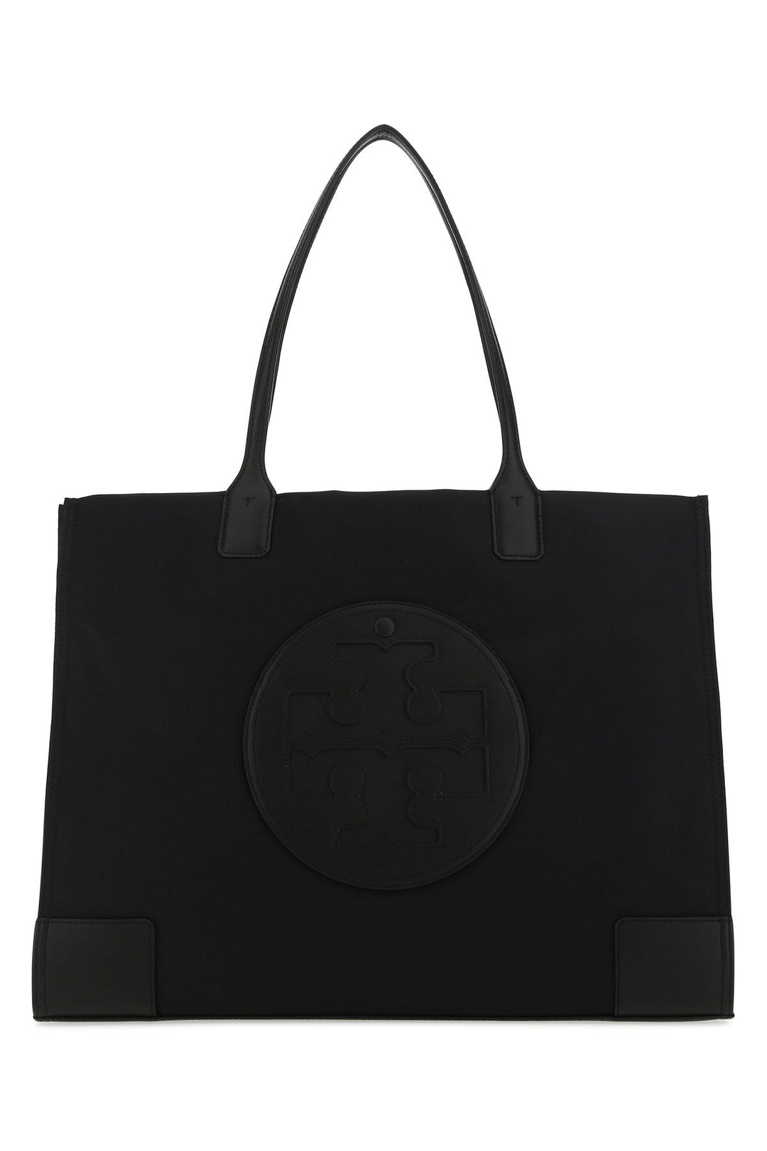 Black nylon Ella shopping bag