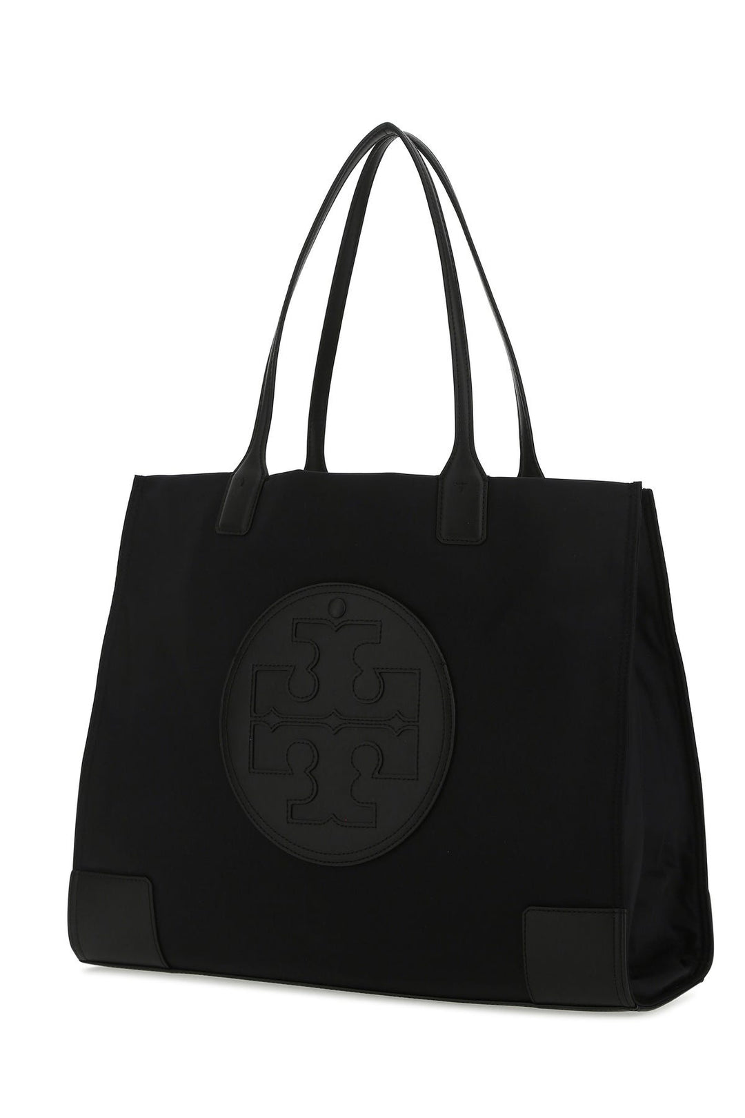 Black nylon Ella shopping bag