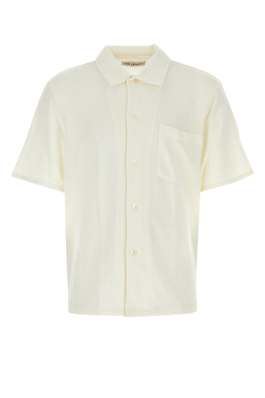 Ivory polyester blend shirt