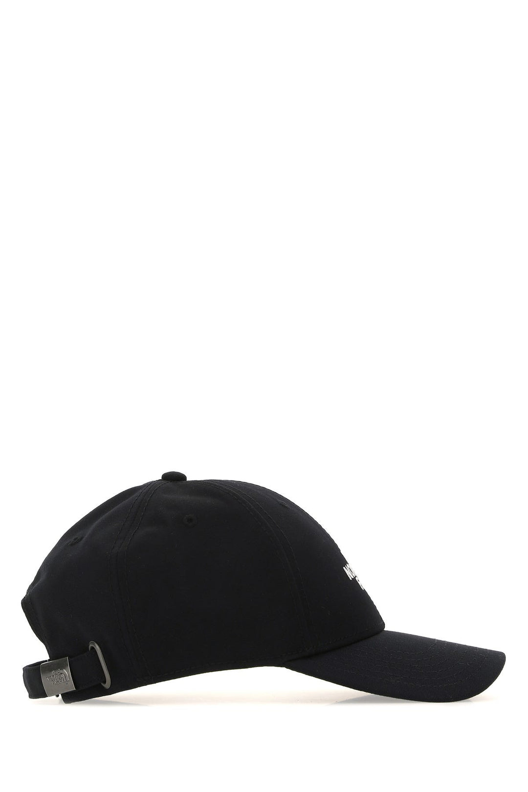 Black polyester baseball cap