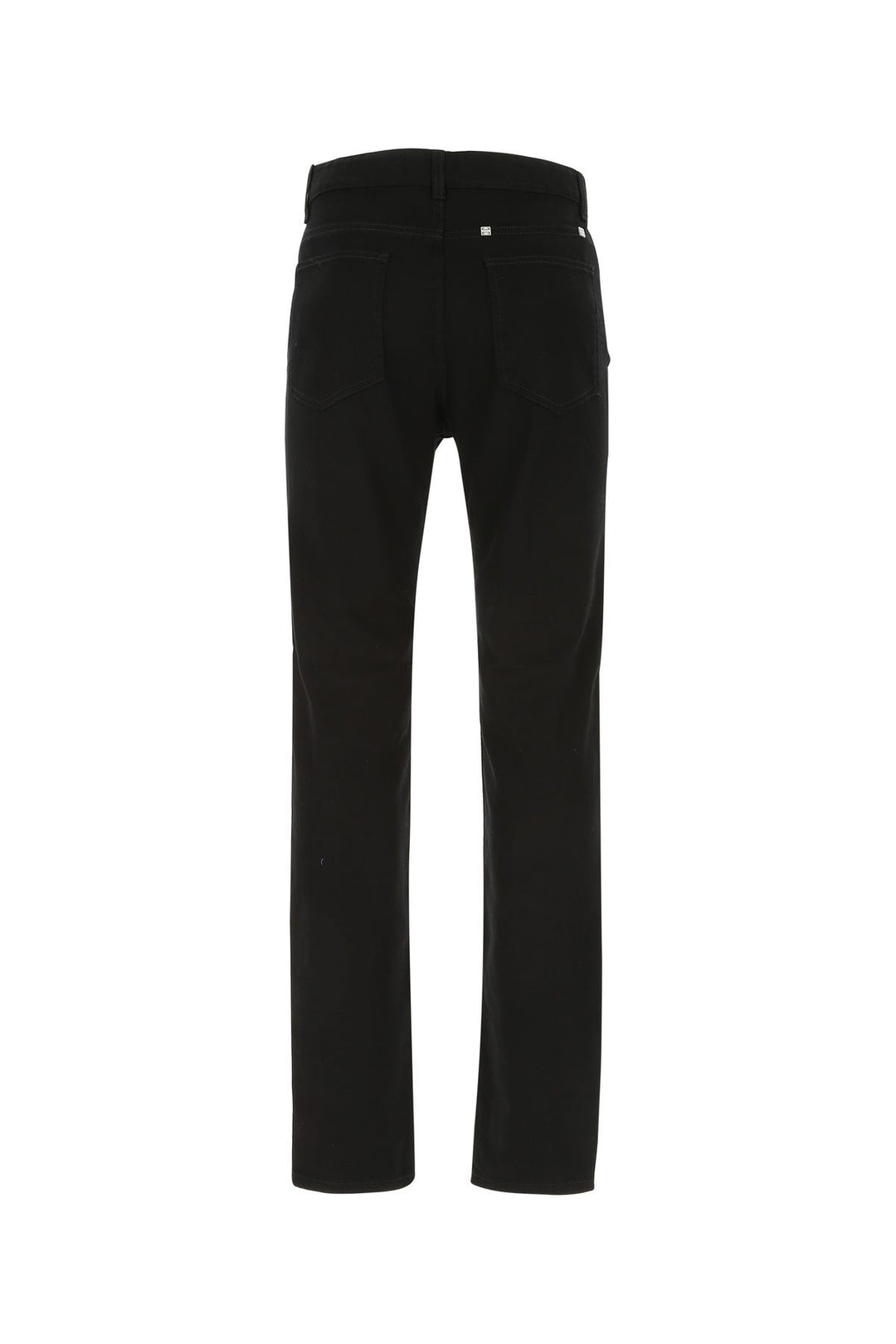 Black stretch denim jeans