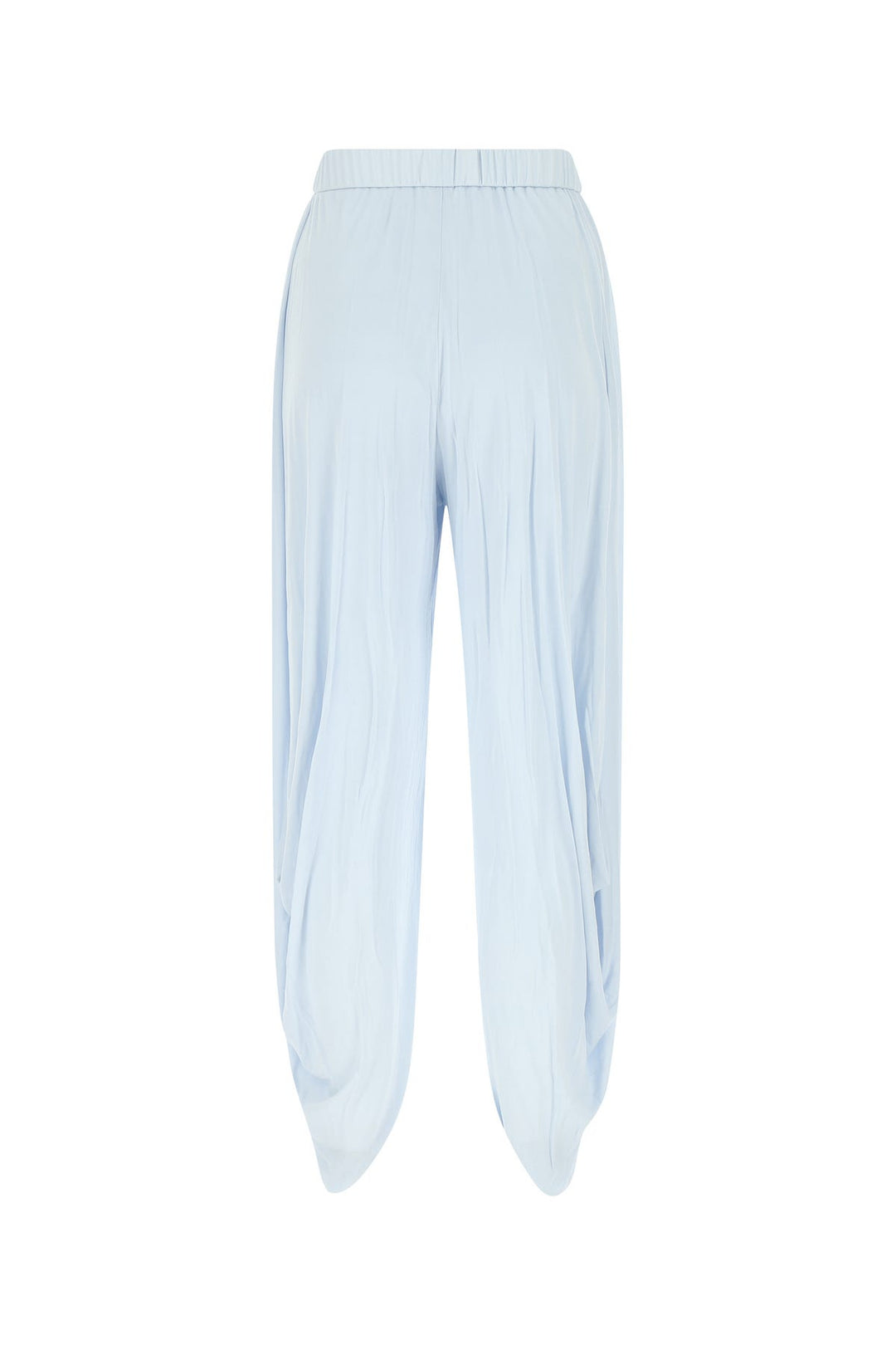 Pastel light-blue viscose pant