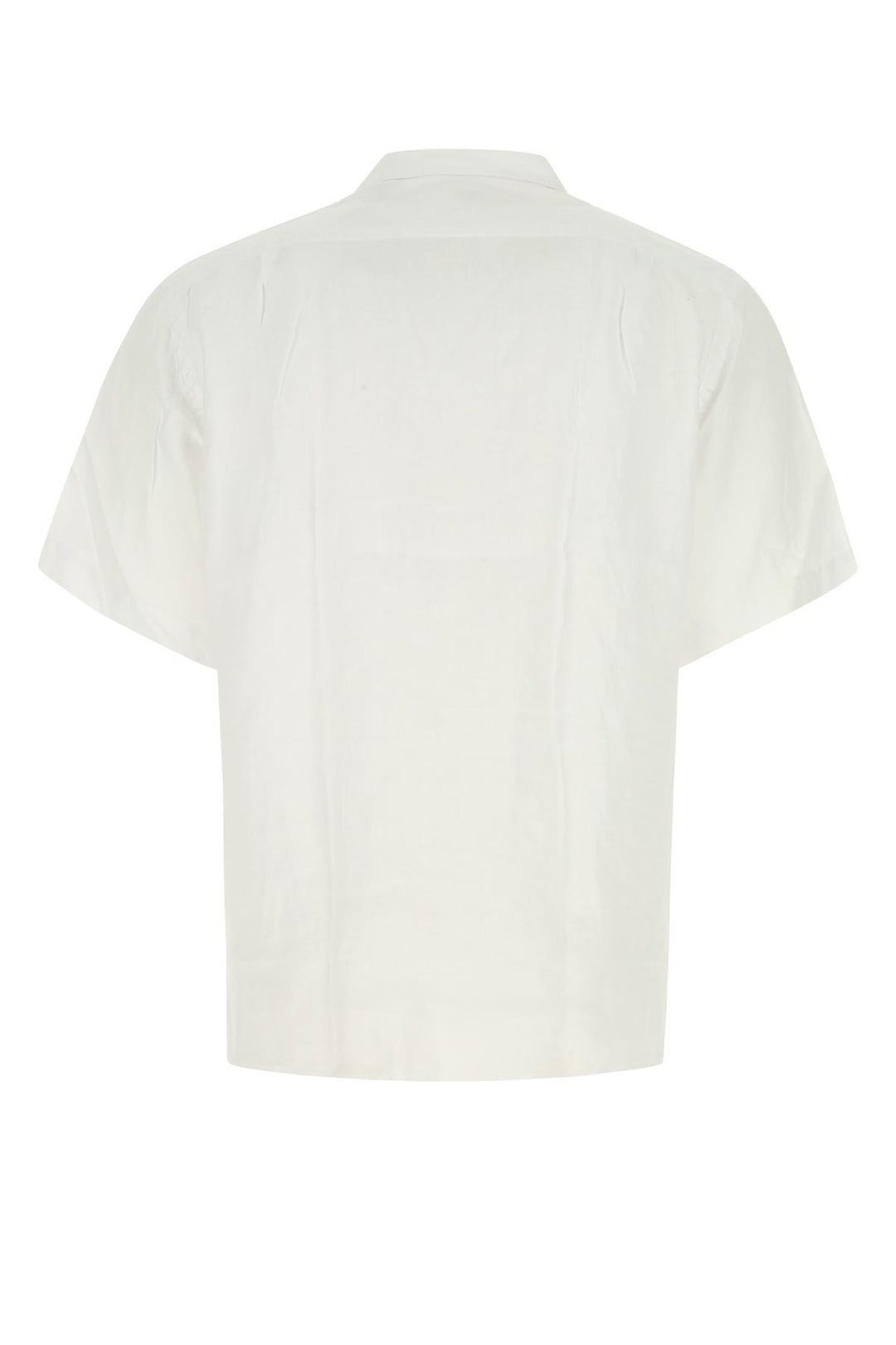 White linen Palm shirt