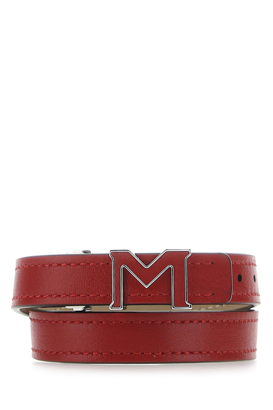 Red leather bracelet