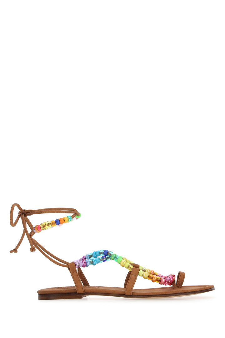 Embellished synthetic leather Arco-Iris sandals