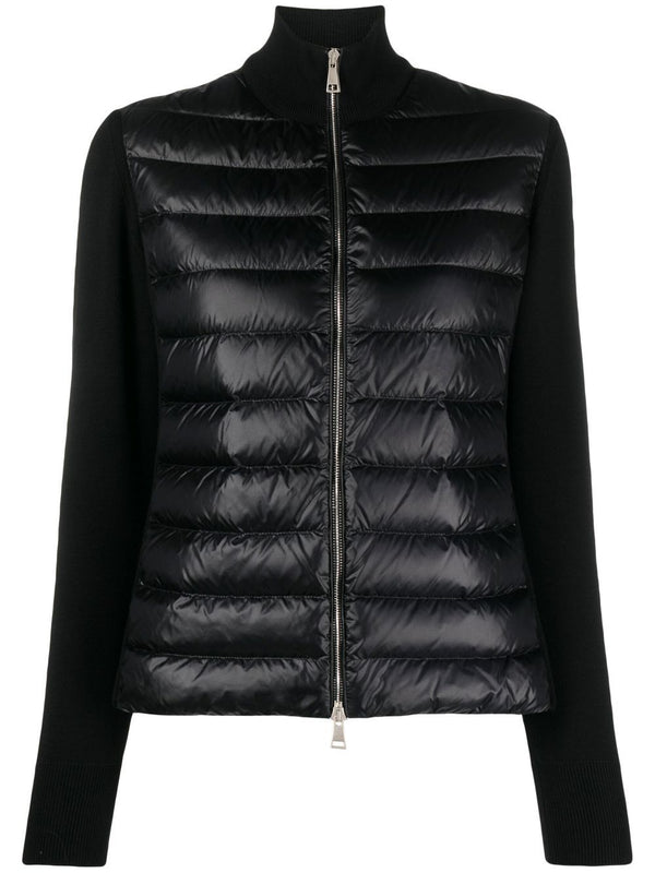 Wool And Nylon Padded Cardigan